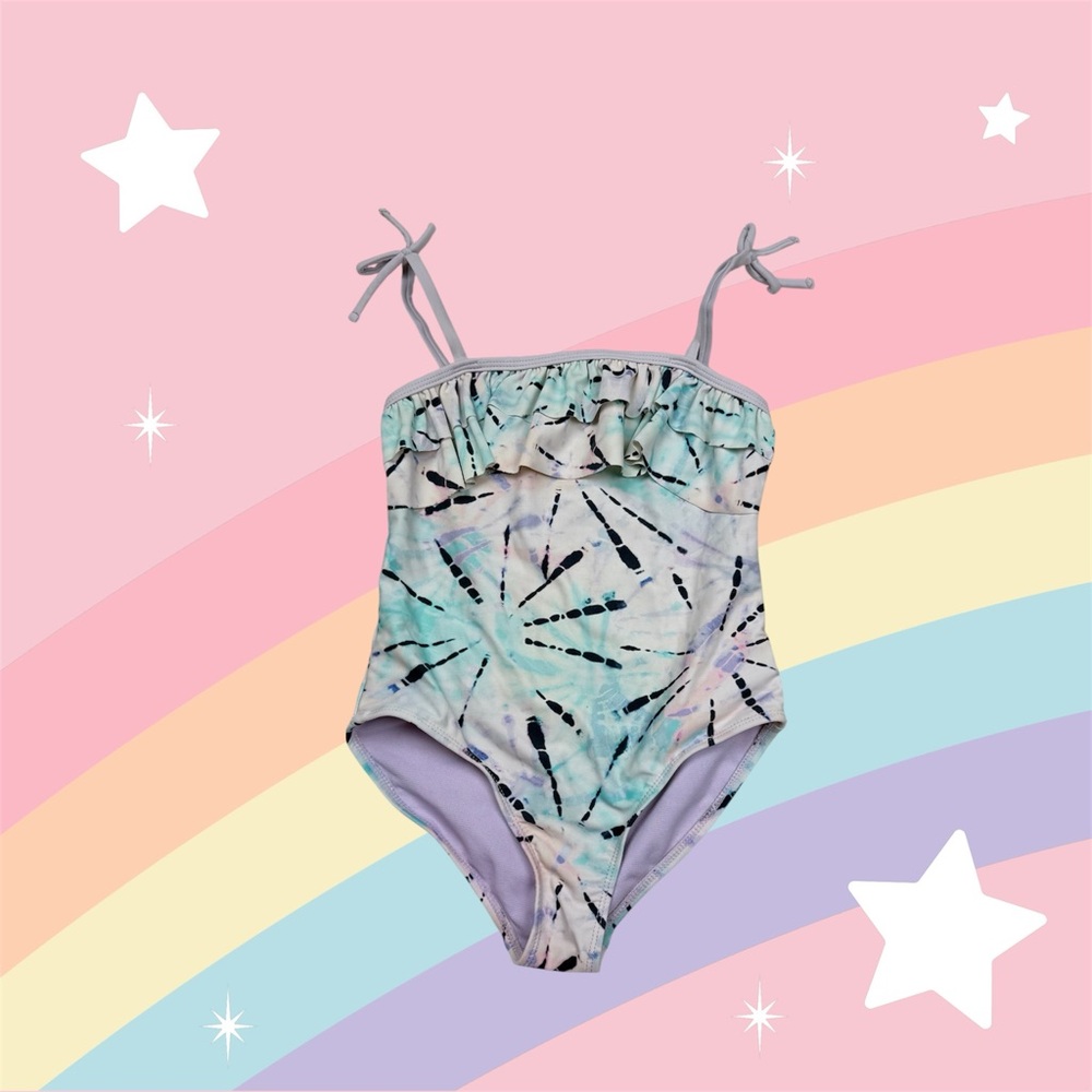 Angel Kids Pastel Tie-Dye One Piece